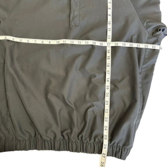 FootJoy Golf Shirt Short Sleeve Men's M Black Windbreaker Lightweight - Picture 3 of 8